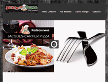 Tablet Screenshot of jacques-cartierpizza.com